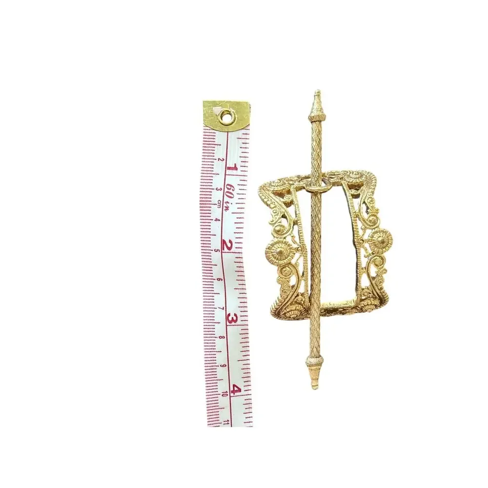Vintage 1928 gold tone metal hair and pick clasp Victorian cottagecore girly